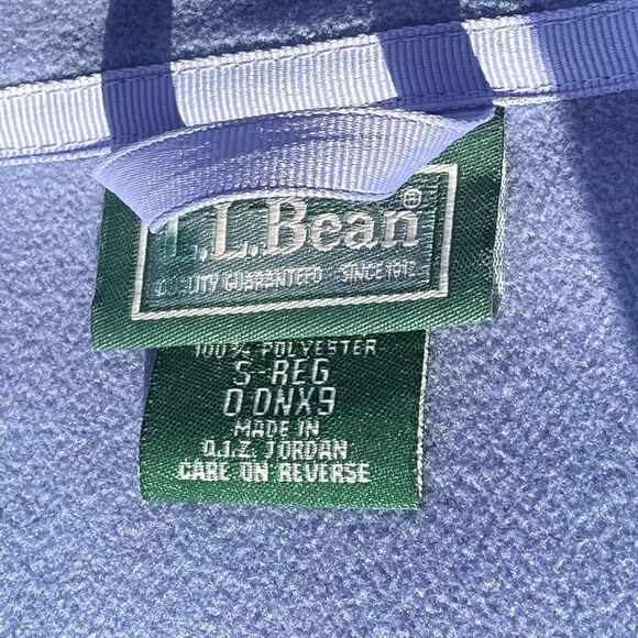 L.L. Bean Soft Shell Vest Purple Full Zip Fleece Line Sleeveless Jacket Womens S - Picture 4 of 5